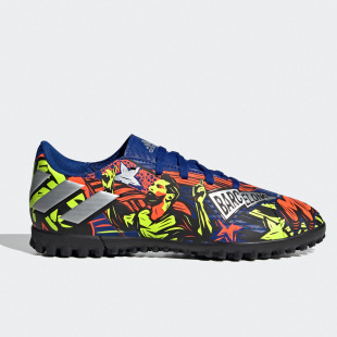 Adidas/阿迪达斯NEMEZIZ MESSI皇家蓝橙红银色儿童运动鞋EH0602