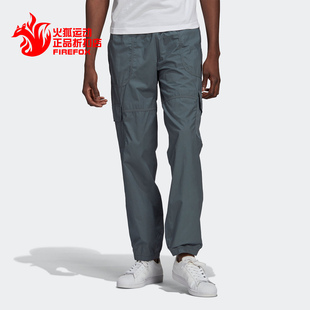 直筒工装 Adidas 阿迪达斯正品 三叶草男子新款 GN3325 运动长裤