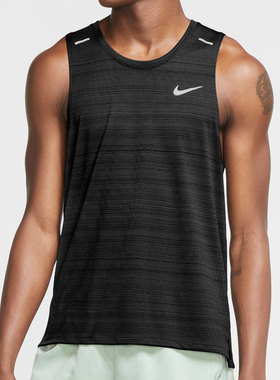 Nike/耐克正品夏季男子圆领黑色无袖运动休闲T恤CU5983-100