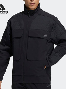 Adidas/阿迪达斯正品新款男子健身立领夹克外套H39235