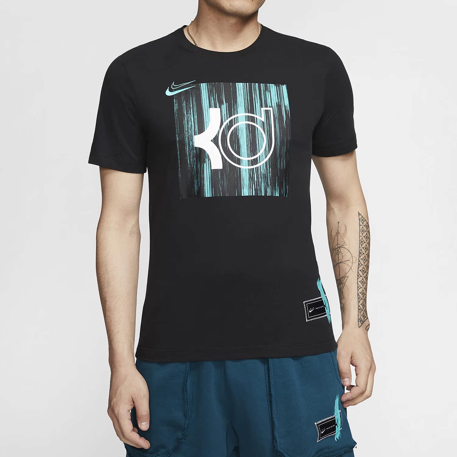 Nike/耐克正品D夏季RI-FIT KD LOGO 男子篮球短袖T恤 CD1279