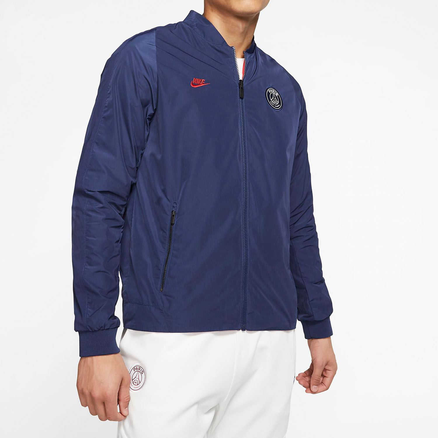 Nike/耐克正品男子PSG巴黎圣日耳曼足球训练夹克两面穿外套CI1311