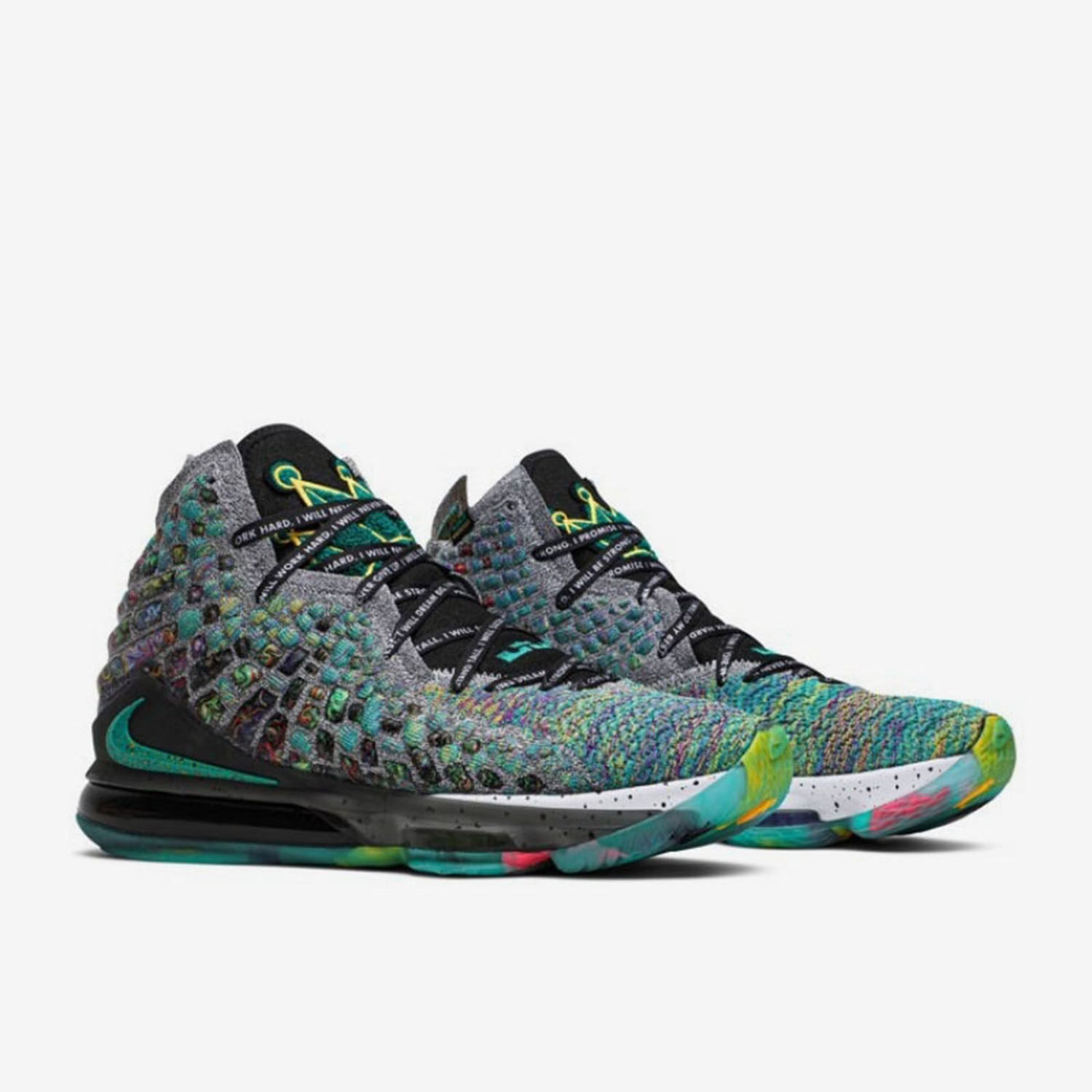 Nike/耐克詹姆斯儿童时尚潮流运动休闲舒适缓震气垫篮球鞋CW2761