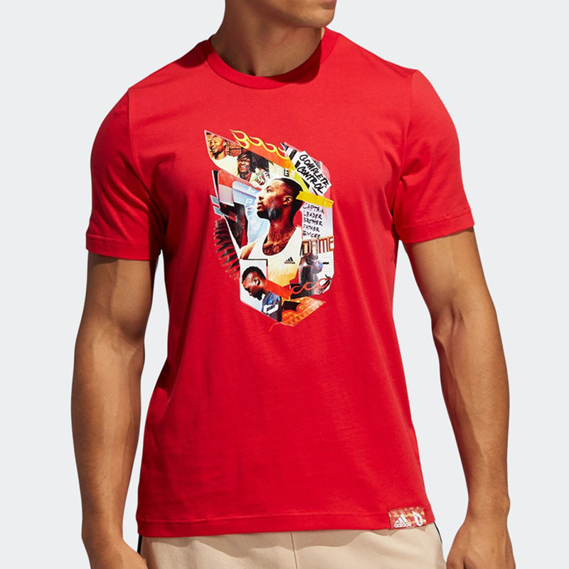 阿迪达斯正品男子透气T恤