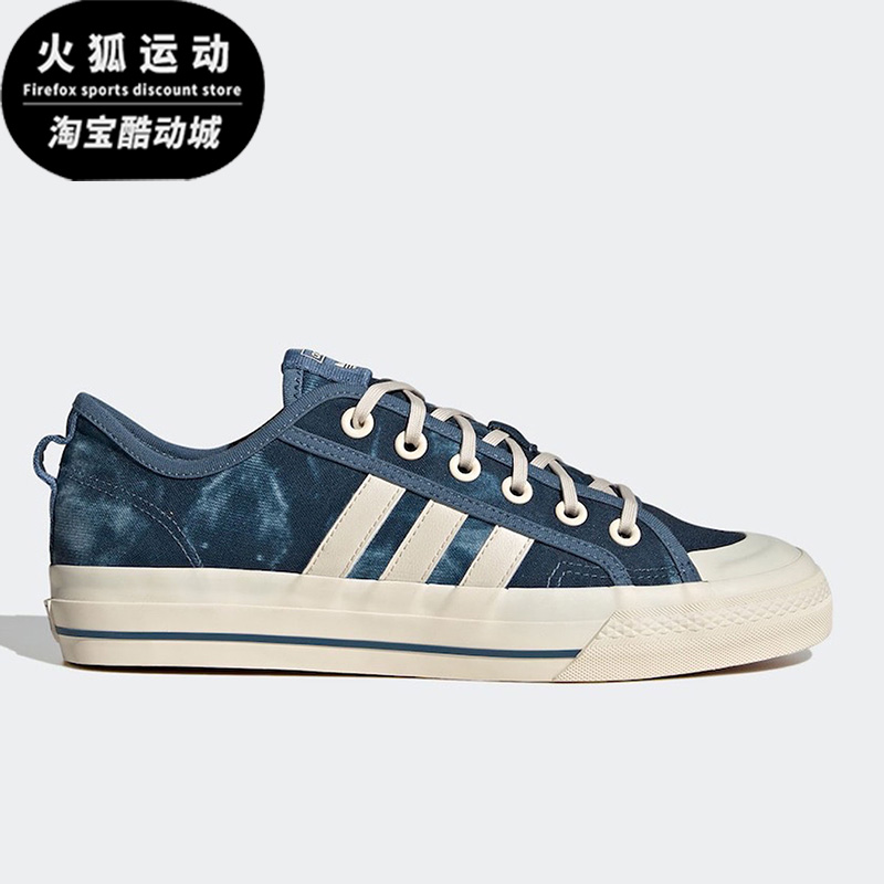 阿迪达斯男女帆布运动板鞋