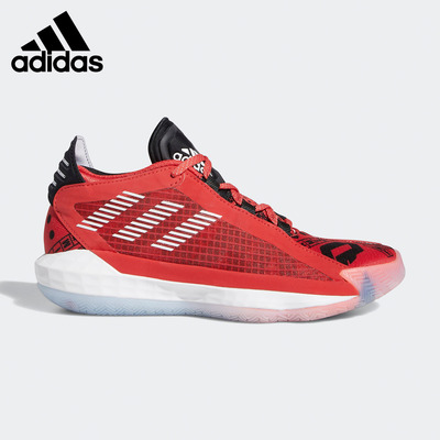 Adidas/阿迪达斯Dame 6 J GEEK UP儿童休闲舒适防滑运动鞋FW4341