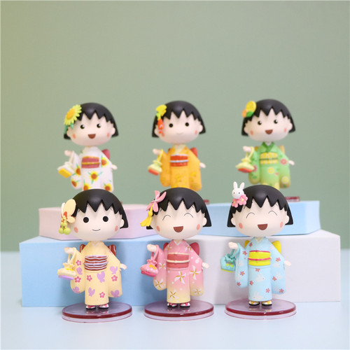 樱桃小丸子和服玩偶2代手办盲盒少女心摆件七夕情人节生日礼物品 - 封面
