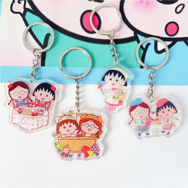 小丸子小玉包包挂饰件钥匙扣链