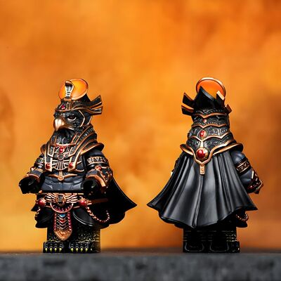 第三方古埃及神话太阳神拉鹰头法老荷鲁斯阿奴比斯拉万神之主玩具