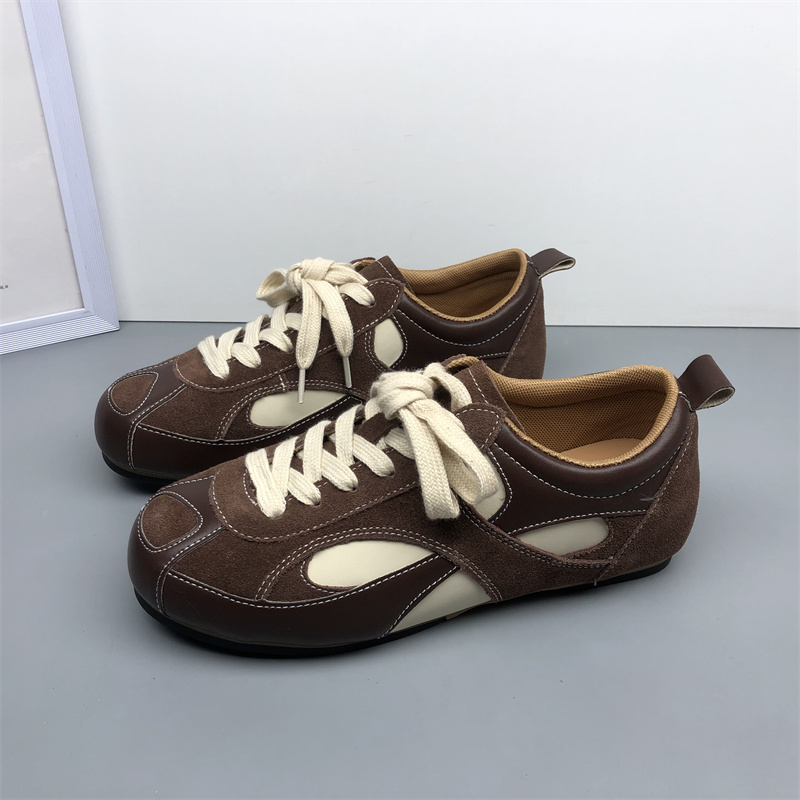 真皮女鞋德训鞋舒适软底休闲鞋