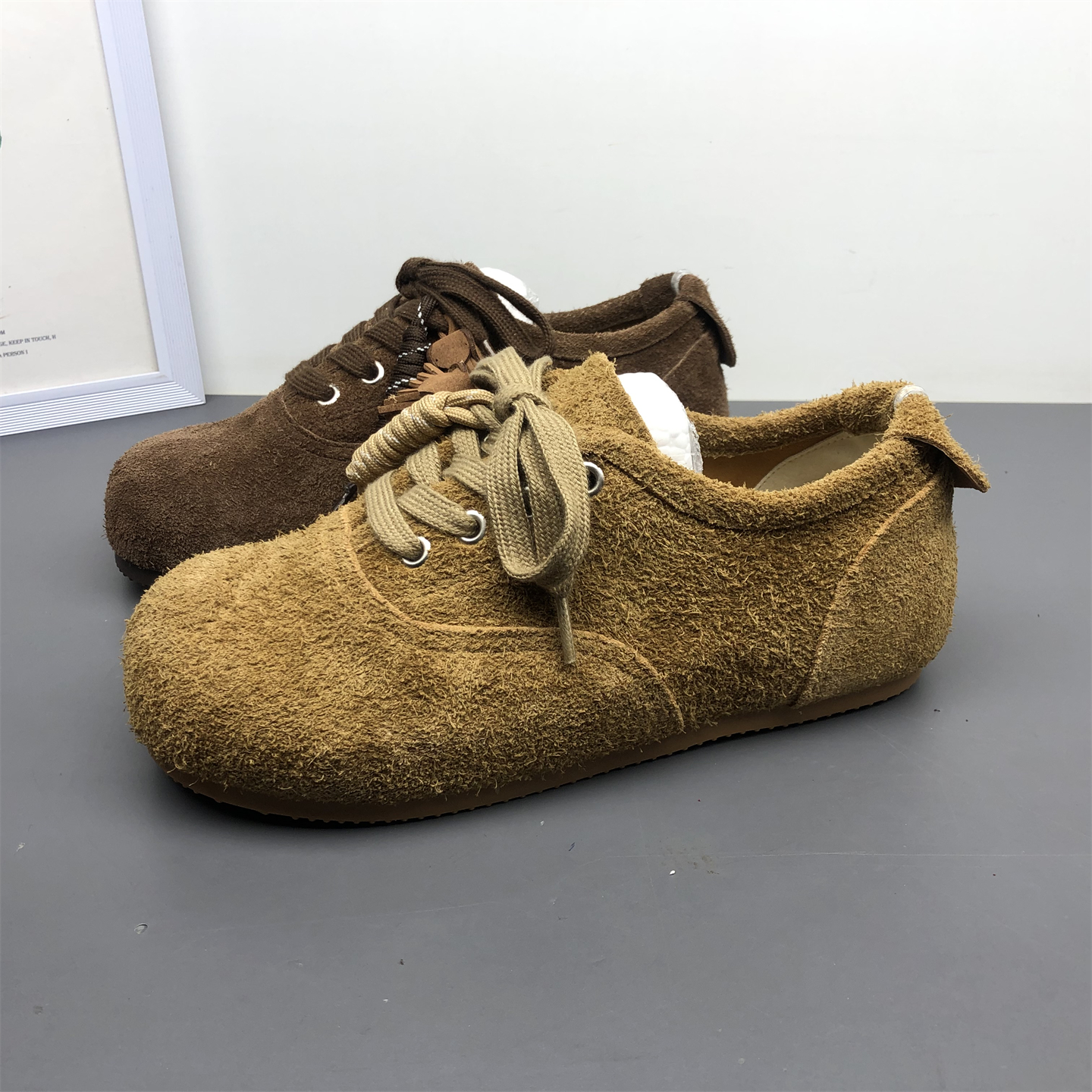 女鞋博肯鞋真皮牛皮休闲鞋春季