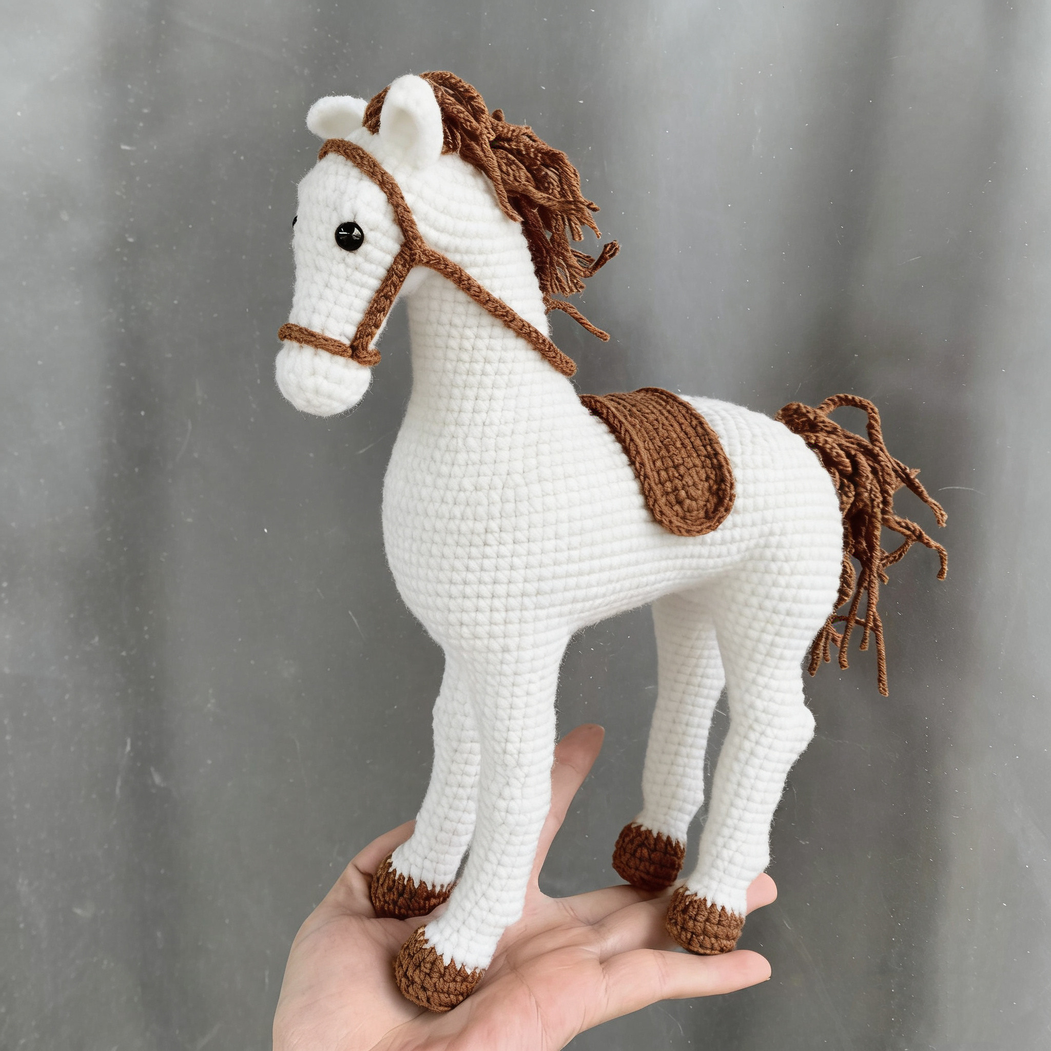 手工钩织小马玩偶DIY材料包毛线编织摆件钥匙扣马到成功马年礼物,服饰配件/皮带/帽子/围巾,DIY编织材料包,淘宝优惠券,粉丝福利购,淘宝优惠卷