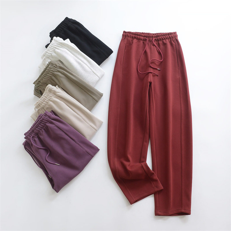 女士秋冬卫裤时尚休闲裤弯刀裤