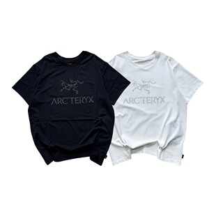 shirt胸前大刺绣圆领短袖 T恤女款 Word ARC 正品 Arcteryx始祖鸟