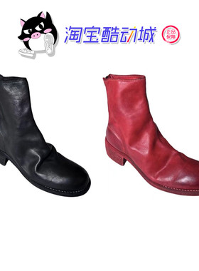 现货 Guidi 796Z 后拉链 短靴白色红色黑色时尚女鞋