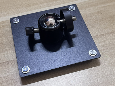 7.5*7.5cm VESA支架便携显示器铁转板1/4小云台6mm孔各尺寸通用