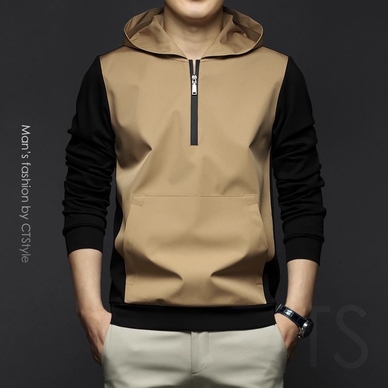 男士商务休闲连帽卫衣