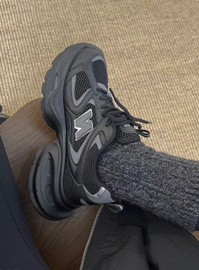 OLDORDER老爹鞋女款秋冬季加绒复古厚底百搭显脚小休闲运动鞋舒适