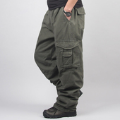 男休闲裤 工装 男加肥加大码 胖子工作裤 肥佬裤 宽松长裤 耐磨保安裤 子