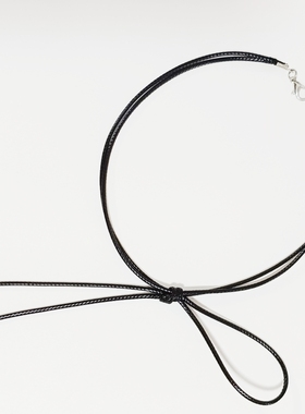 choker脖子饰品气质日韩细颈带原宿锁骨链新款项圈项链女学生黑绳