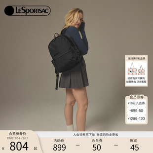LeSportsac乐播诗新款经典双肩包轻便休闲旅游背包男女款3747