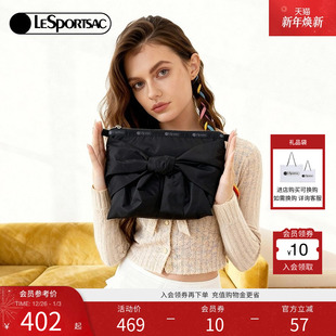 LeSportsac乐播诗新款 CAPSULE系列甜酷蝴蝶结外出收纳手拿包 BOW