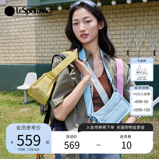 陳赫同款 LeSportsac樂(lè)播詩(shī)EVERYDAYBAG彩色掛繩拉鏈多隔層斜挎包
