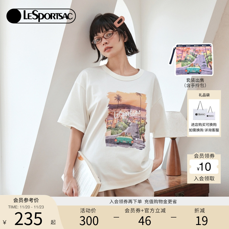 LeSportsacT常规T恤休闲