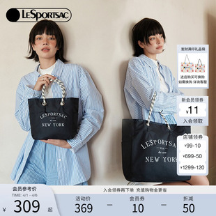 明星同款 上班手提包双面托特包 LeSportsac乐播诗大容量通勤包女款