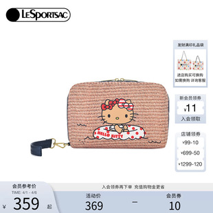 LeSportsac乐播诗HELLOKITTY合作系列凯蒂猫手拿包化妆包手抓包女