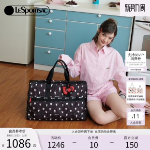 LeSportsac乐播诗HelloKitty凯蒂猫旅行包大容量单肩斜挎手提包