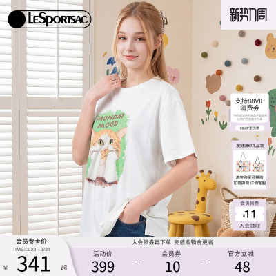 LeSportsac乐播诗短袖T恤