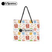 需同店铺商品一起下单 单拍不 发 LeSportsac满印购物袋 货