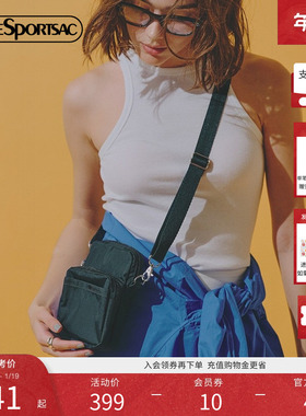 LeSportsac乐播诗CLASSIC系列25新款经典纯色百搭手机包小斜挎包