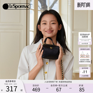 LeSportsac乐播诗新款 黑金手提包质感设计链条包女斜挎包小包L196
