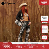 符雅凝同款 LeSportsac乐播诗CAVALLI联名斜挎通勤单肩腋下包女