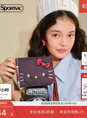 LeSportsac乐播诗HelloKitty凯蒂猫多卡位证件包女收纳卡包零钱包