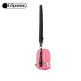 Lesportsac вещательный стихотворение дразнить Duck Union серия мессенджера Пинк мини -милая сумка для плеча мыши самка