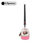 Lesportsac вещательный стихотворение дразнить Duck Union серия мессенджера Пинк мини -милая сумка для плеча мыши самка