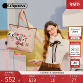 LeSportsac乐播诗新款 TOKIDOKI™合作系列咖色萌趣独角兽单肩托特