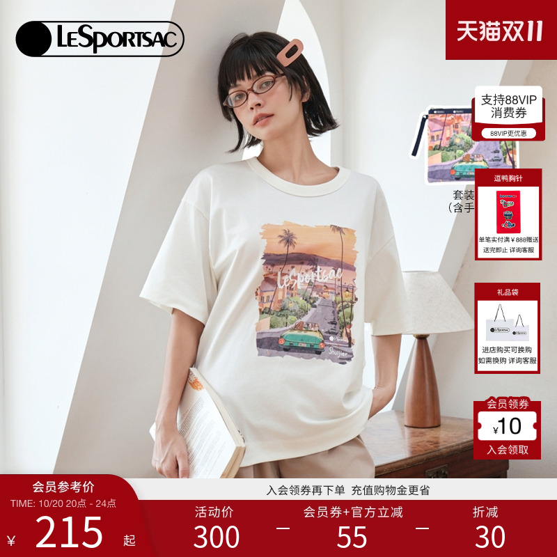 LeSportsacT常规T恤休闲