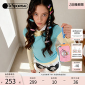 LeSportsac乐播诗新款 小羊波德莱尔拼色卡通化妆包隔层手拿包女