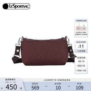 LeSportsac乐播诗新款 低调绗缝通勤单肩腋下斜挎包 CLASSIC经典