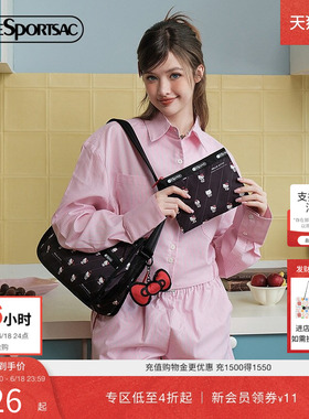LeSportsac乐播诗HELLOKITTY合作系列凯蒂猫单肩手提包时尚斜挎包
