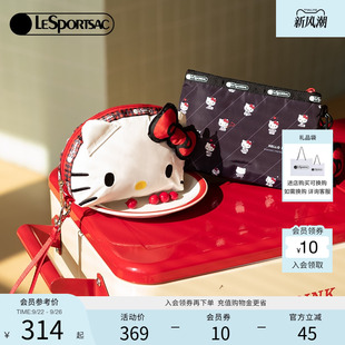 LeSportsac乐播诗HELLOKITTY合作系列新款 凯蒂猫手拿包化妆手抓包
