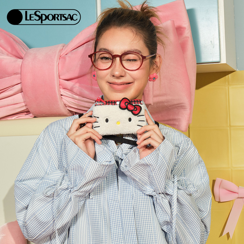 【好物体验专享】LeSportsac乐播诗三丽鸥HelloKitty凯蒂猫卡包