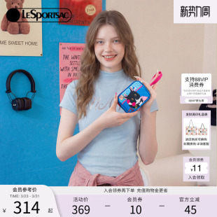 LeSportsac乐播诗新款NEWNEW联名系列可爱小巧日常三拉链手拿包女