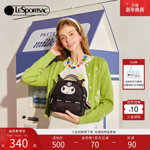 LeSportsac乐播诗新款 酷洛米联名包包可爱少女黑色休闲斜挎包L191