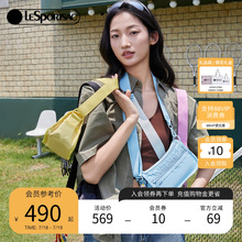 LeSportsac乐播诗EVERYDAY BAG彩色挂绳拉链多隔层纯色百搭斜挎包