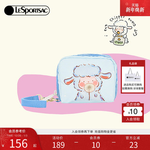 LeSportsac乐播诗25新款 小羊波德莱尔卡通手拎包零钱收纳手拿包女
